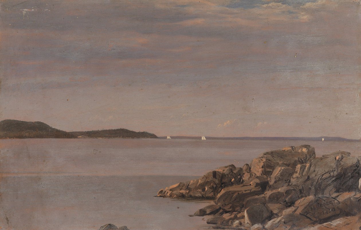 Mt. Desert Island, Maine Coast tekijältä Frederic Edwin Church