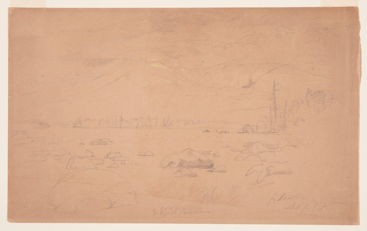 Mts. Katahdin ja Turner tekijältä Frederic Edwin Church