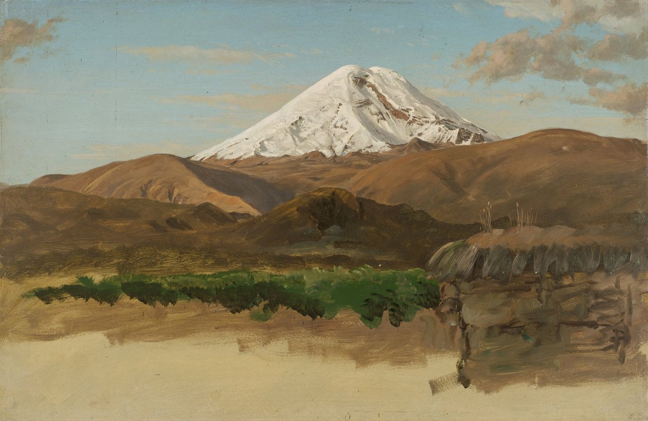 Chimborazo-vuoren tutkimus, Ecuador tekijältä Frederic Edwin Church