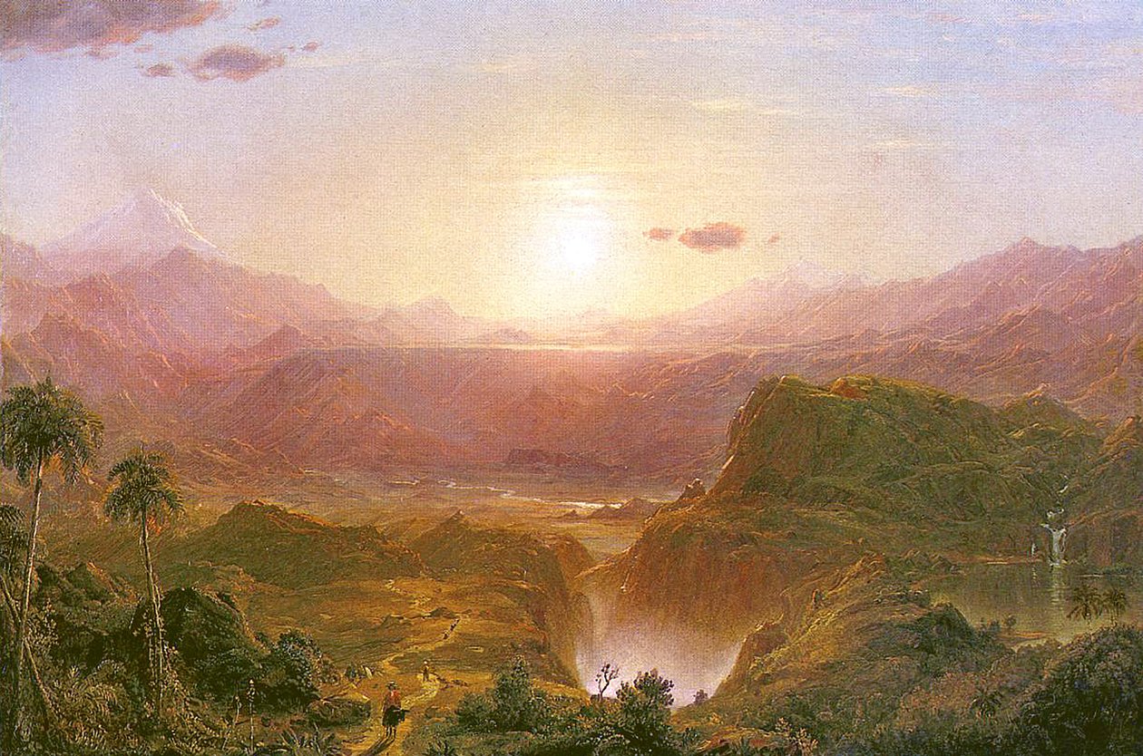 Ecuadorin Andit tekijältä Frederic Edwin Church