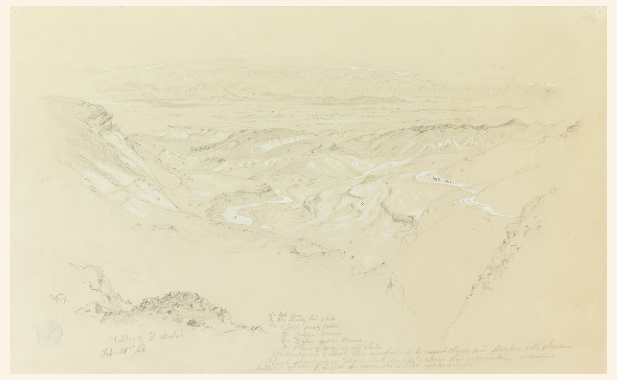 El Arabahin laakso tekijältä Frederic Edwin Church