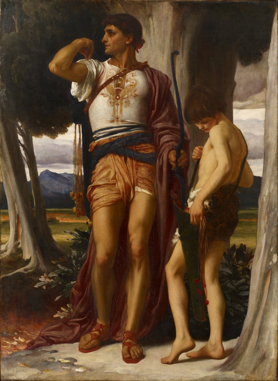 Jonathanin merkki Davidille, noin 1868. tekijältä Frederic Leighton