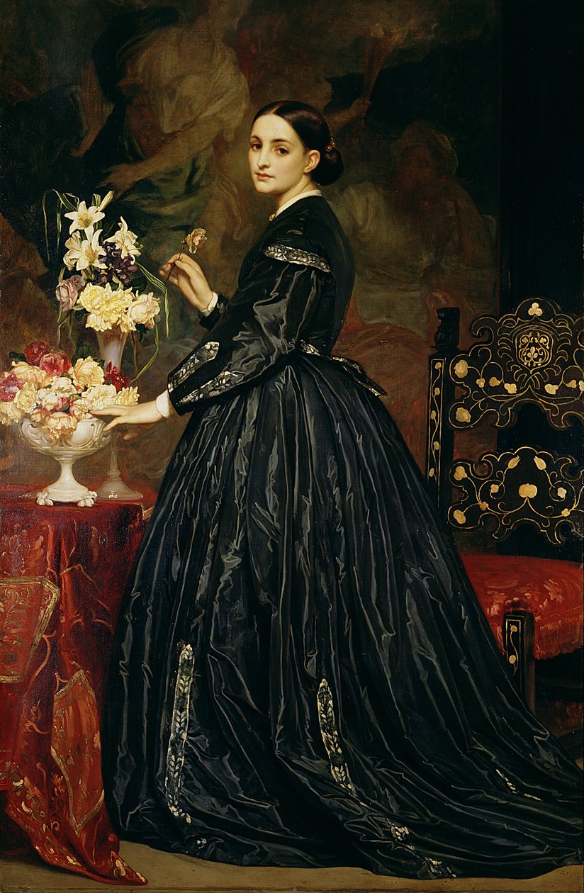 Rouva James Guthrie, noin 1864-5 tekijältä Frederic Leighton