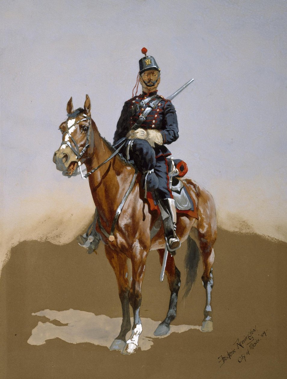 Gendarme tekijältä Frederic Remington