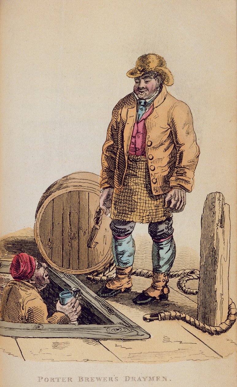 Porter Brewers Drayman Ackermannin "Maailma pienoiskoossa" tekijältä Frederic Shoberl
