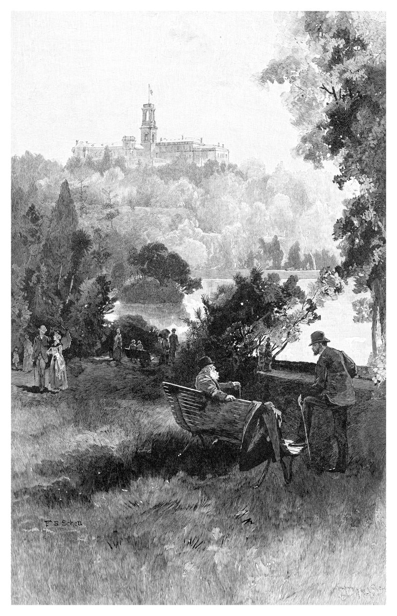 Hallituksen talo, Melbourne, Victoria, Australia, 1886. tekijältä Frederic B. Schell