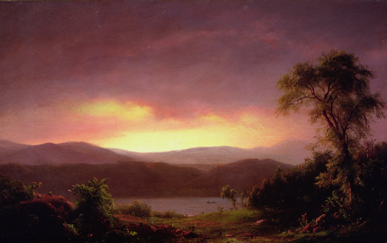 Catskill-maisema, n. 1858-60 tekijältä Frederic Edwin Church