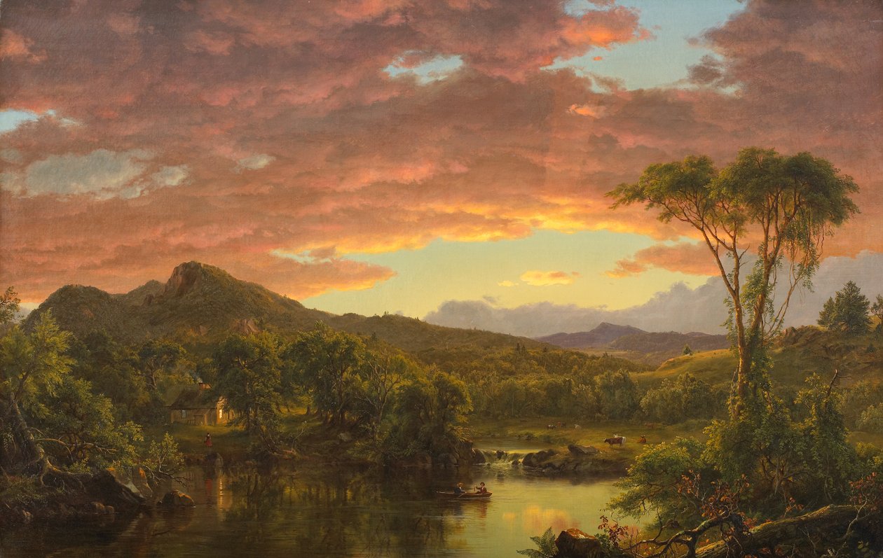 Maalaiskoti tekijältä Frederic Edwin Church