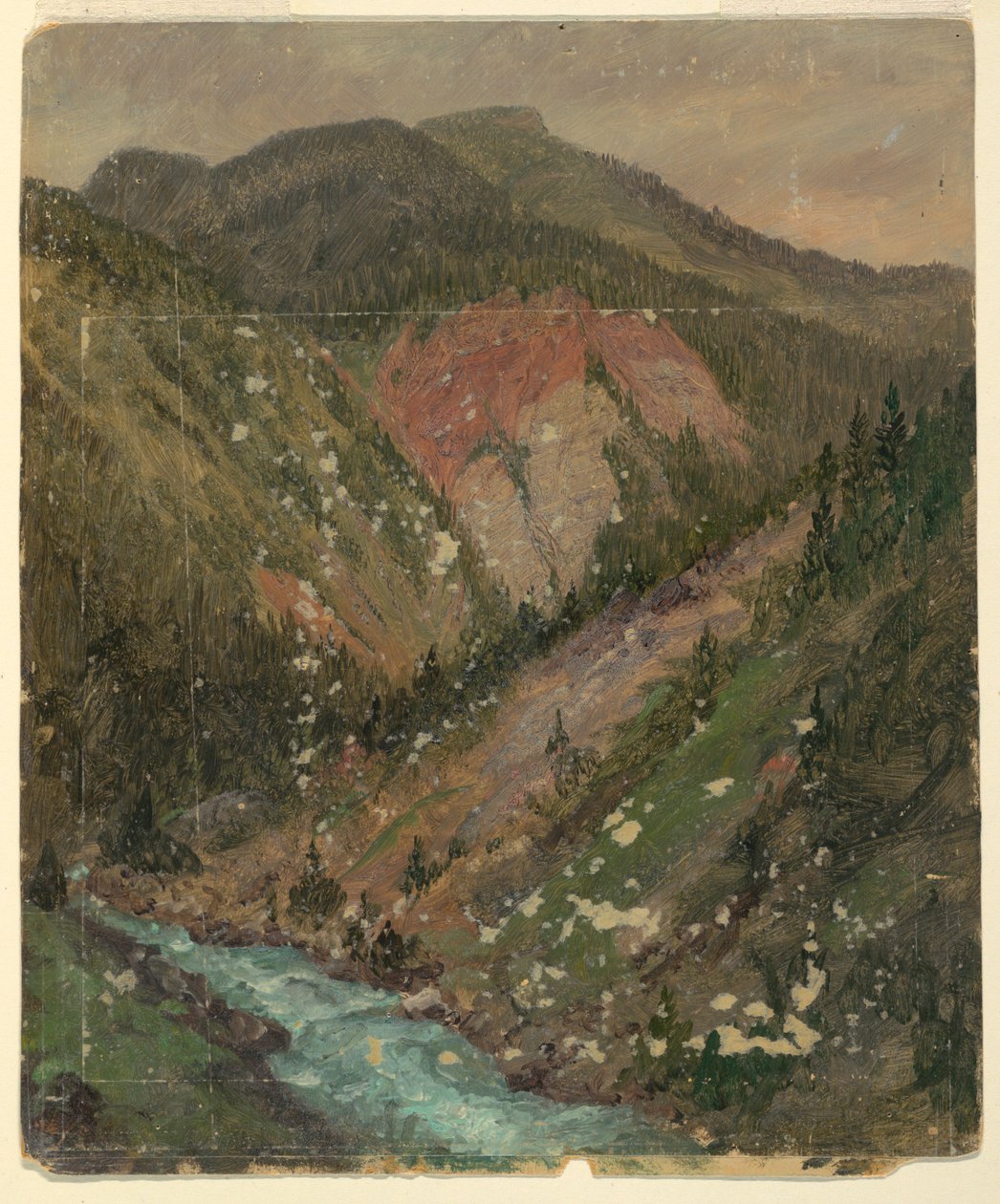 Alppien maisema (Baijeri tai Sveitsi) tekijältä Frederic Edwin Church