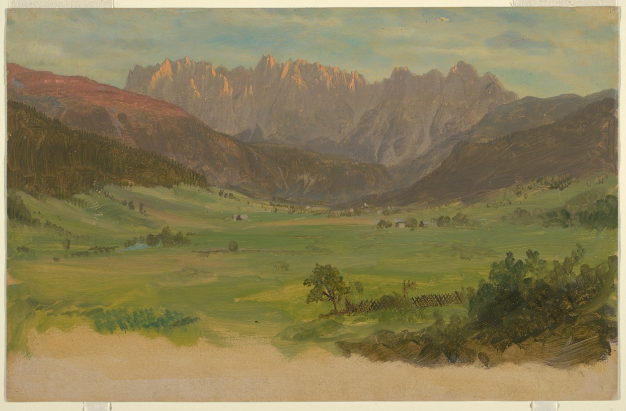 Alppien laakso tekijältä Frederic Edwin Church