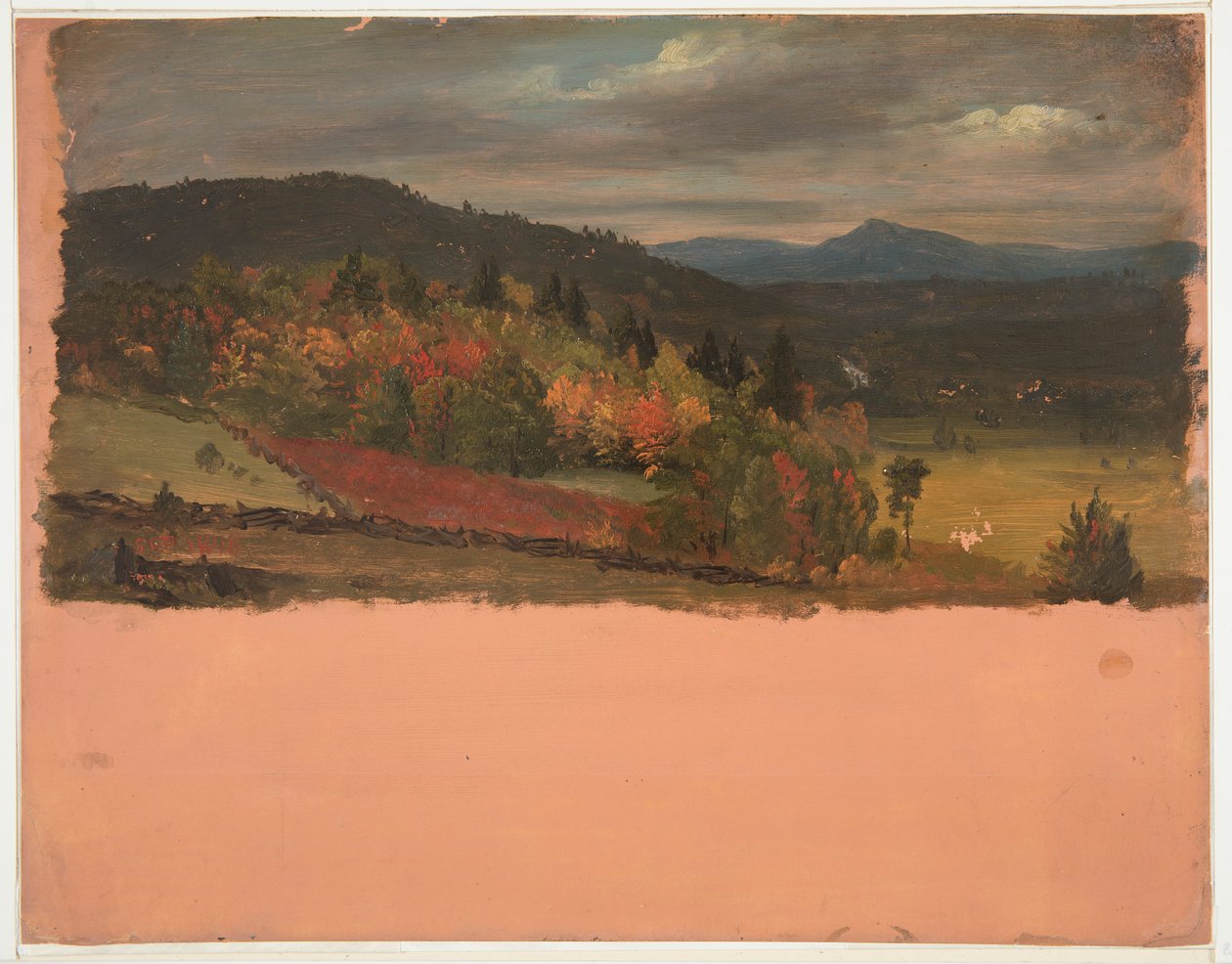 Syksyinen maisema tekijältä Frederic Edwin Church