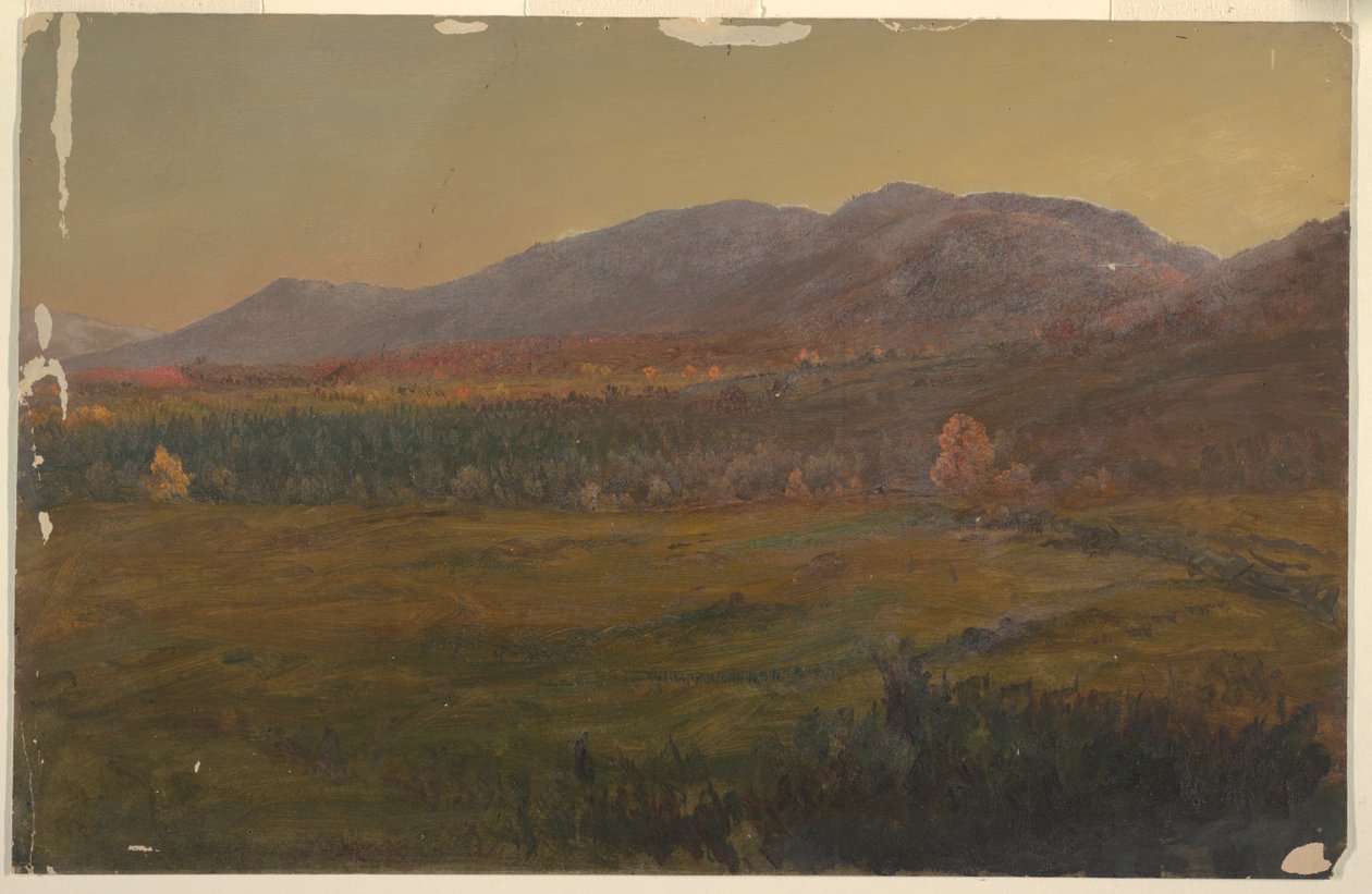 Syksyinen maisema, Hudson, New York tekijältä Frederic Edwin Church