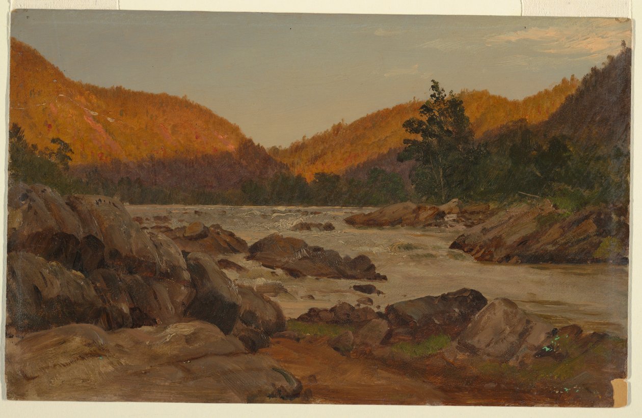 Syksyinen maisema Pohjois-Carolinassa tekijältä Frederic Edwin Church