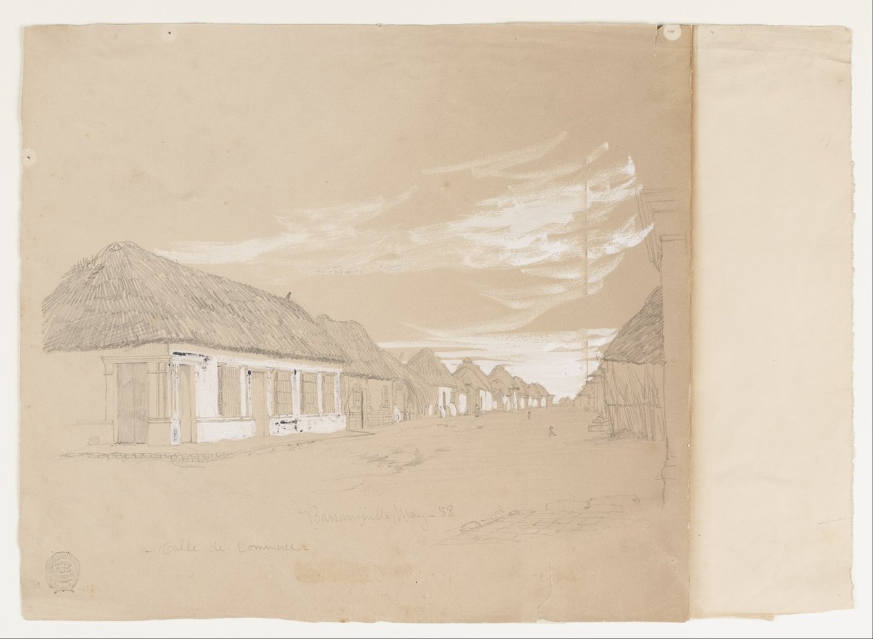 Calle de Commerce, Barranquilla, Kolumbia tekijältä Frederic Edwin Church