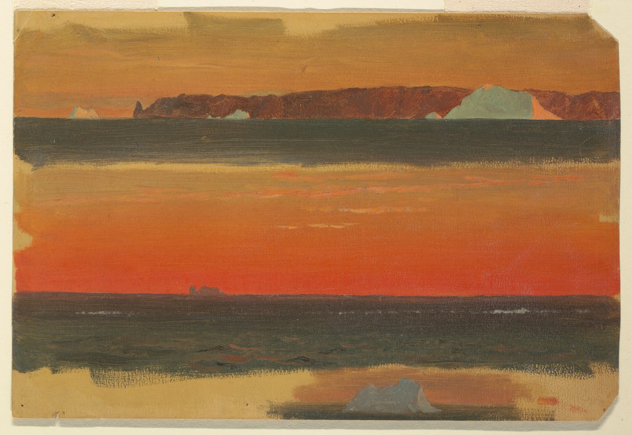 Cape St. John, Newfoundland, 1. kesäkuuta 1859. tekijältä Frederic Edwin Church
