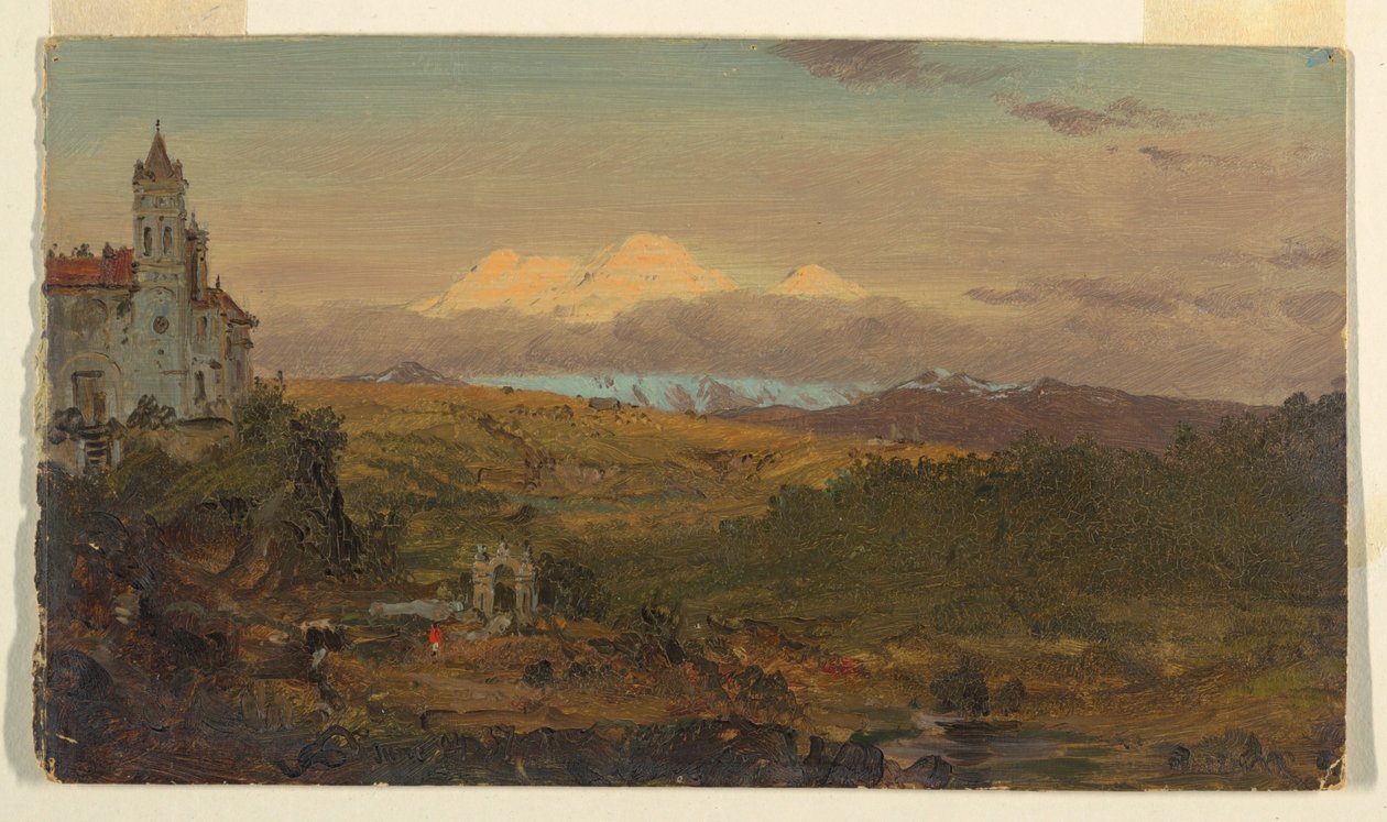 Katedraali, Chillo, Ecuador tekijältä Frederic Edwin Church