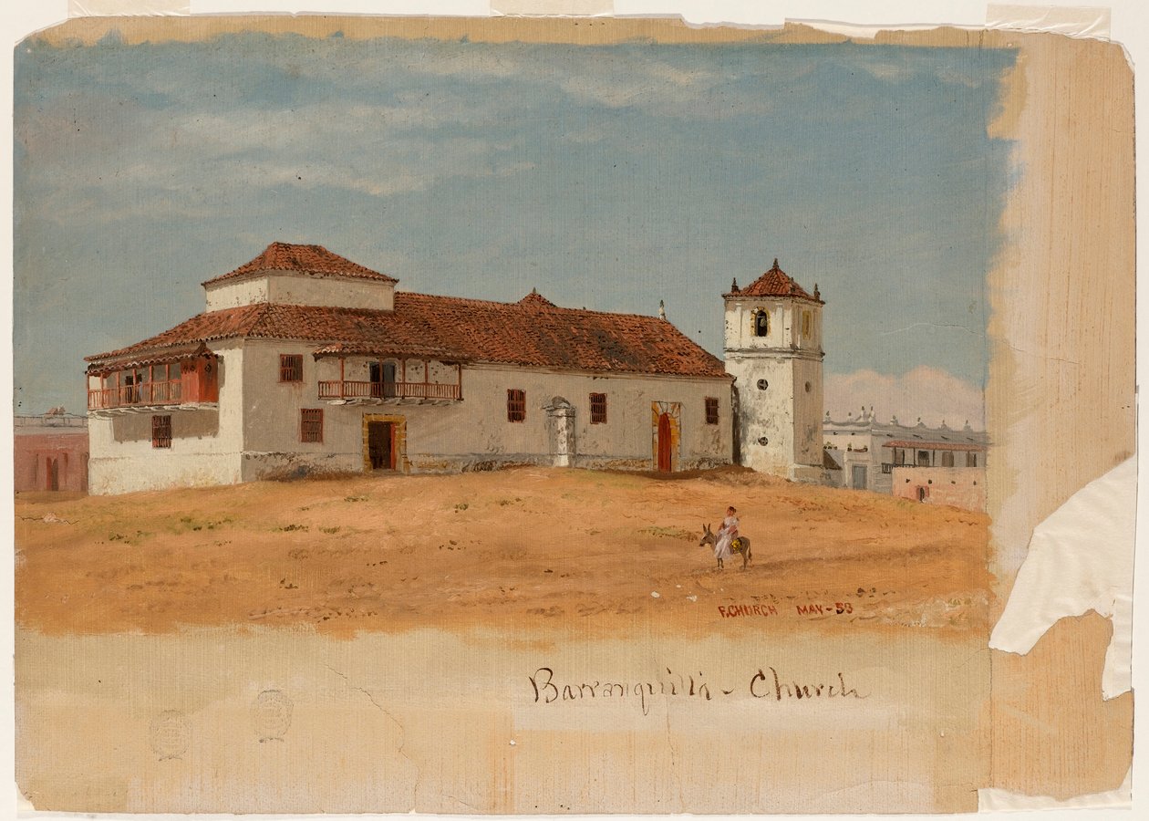 Kirkko Barranquillassa, Kolumbiassa tekijältä Frederic Edwin Church
