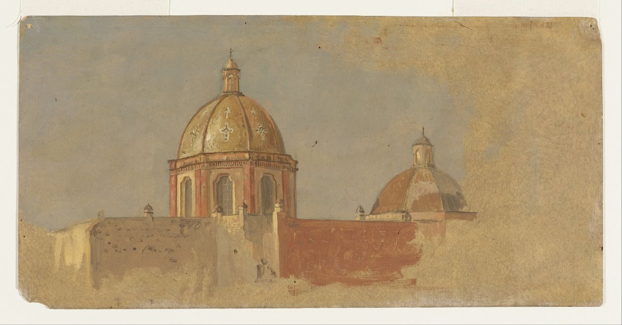 Kolumbia tai Ecuador, kirkkojen katot tekijältä Frederic Edwin Church