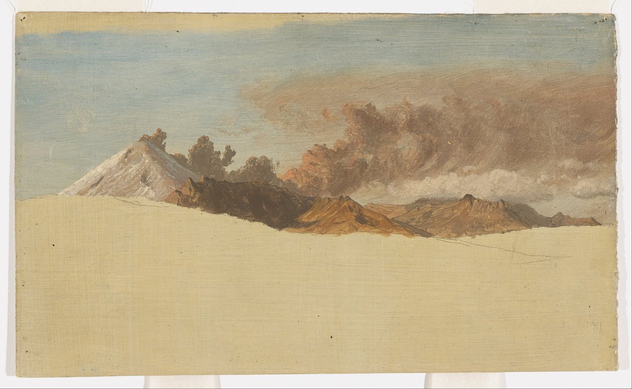 Cotopaxi nähtynä Ambatosta, Ecuadorissa tekijältä Frederic Edwin Church