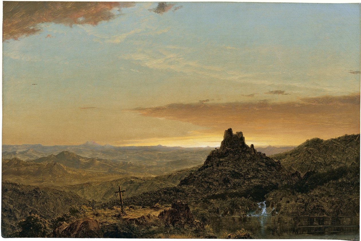 Risti erämaassa tekijältä Frederic Edwin Church