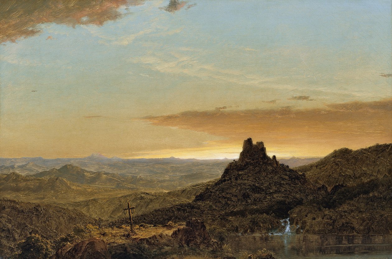 Risti erämaassa tekijältä Frederic Edwin Church