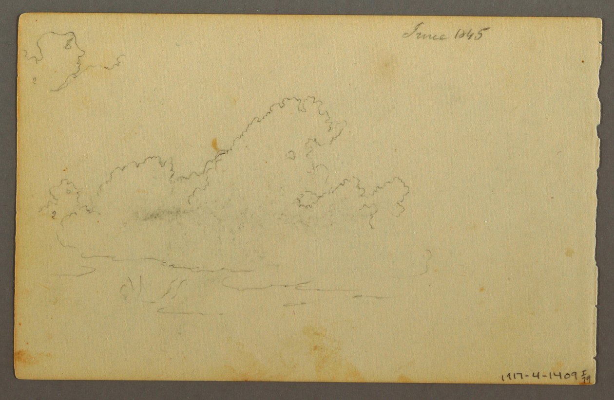 Piirros, Catskill Mountain House, 1844 tekijältä Frederic Edwin Church
