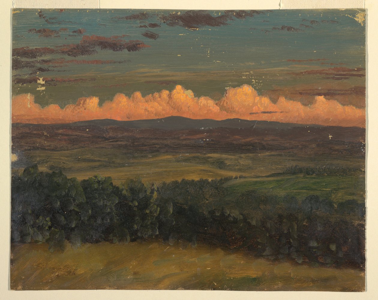 Piirros, Catskills Hudsonista, New York, 1870-80. tekijältä Frederic Edwin Church