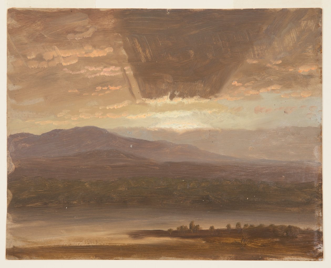 Piirros, Catskills Hudsonista, New York, 1870. tekijältä Frederic Edwin Church