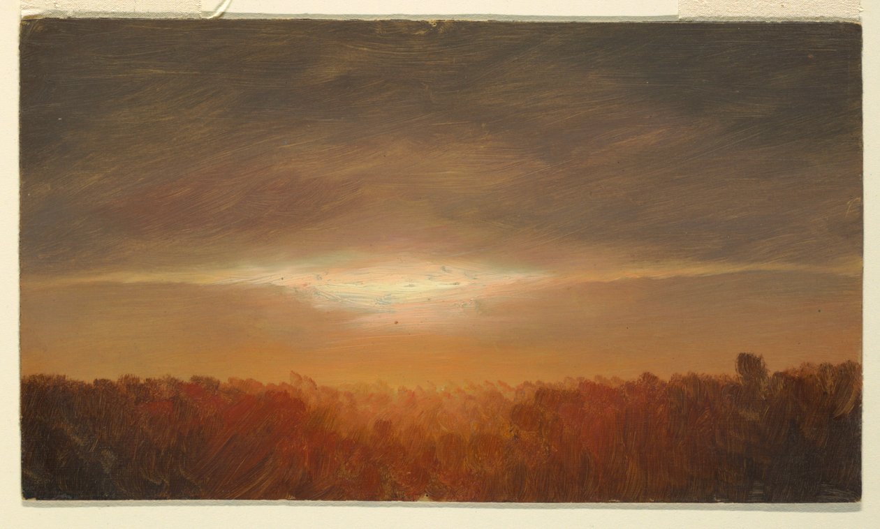 Piirros, Pilviopintoja, 1865 tekijältä Frederic Edwin Church