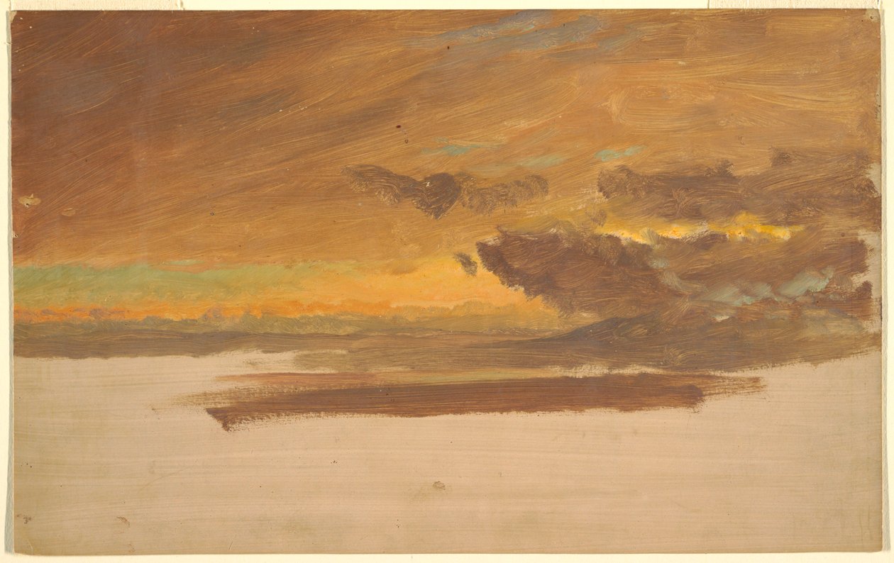 Piirros, Pilvitutkimus, 1860-70 tekijältä Frederic Edwin Church