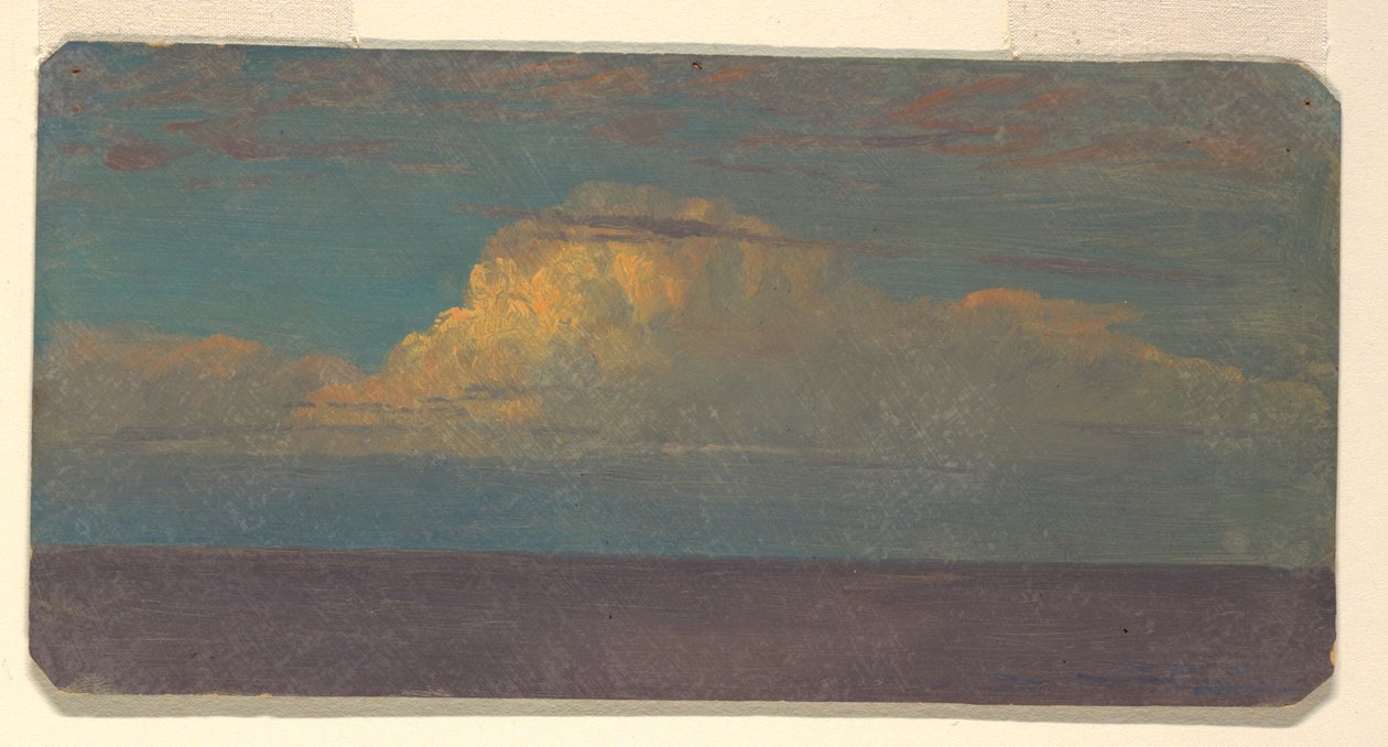 Piirros, Pilvitutkimus, 1870-80 tekijältä Frederic Edwin Church