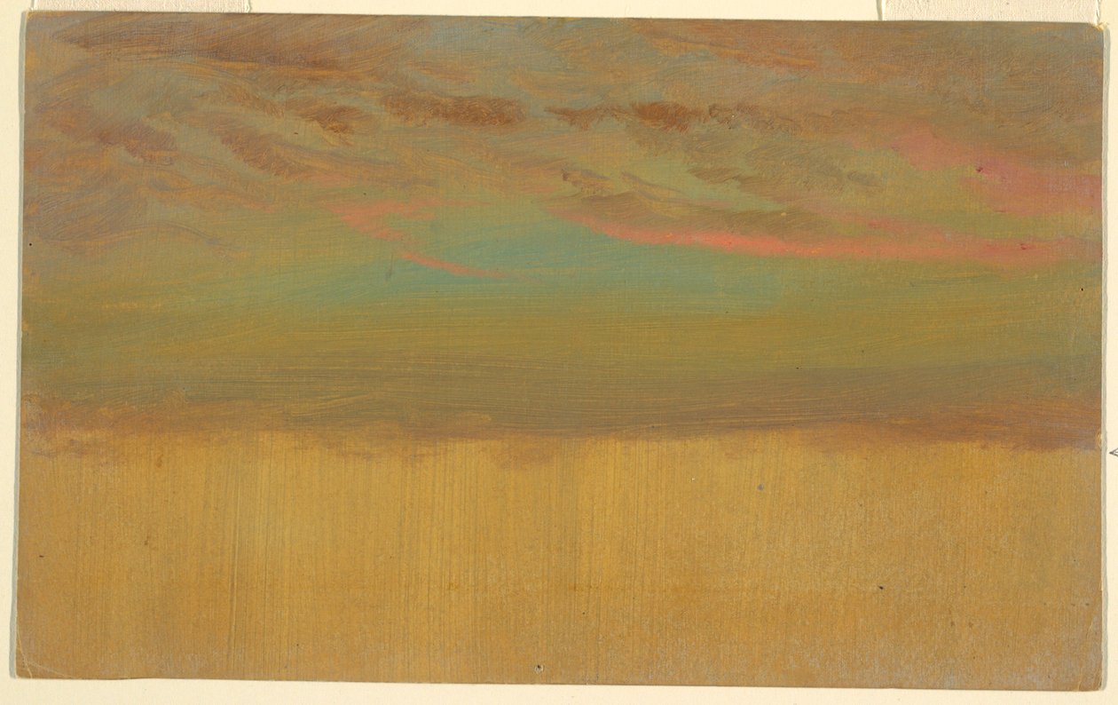 Piirros, Pilvitutkimus, 1870-80 tekijältä Frederic Edwin Church