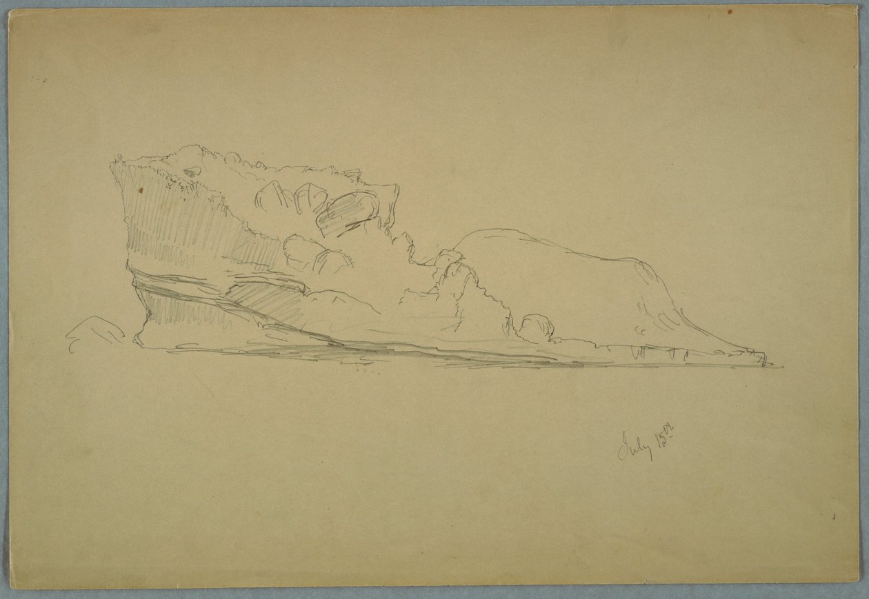Piirros, kelluva jäävuori, 15. heinäkuuta 1859. tekijältä Frederic Edwin Church