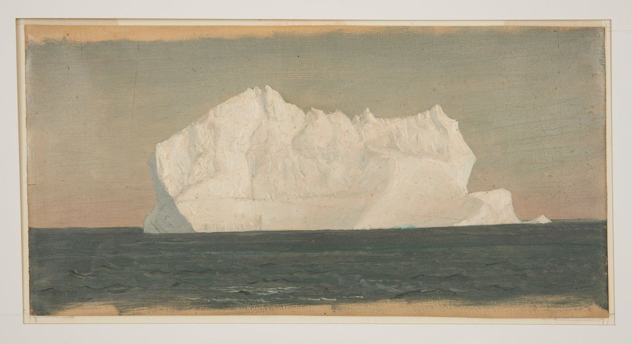 Piirros, kelluva jäävuori, kesä- tai heinäkuu 1859 tekijältä Frederic Edwin Church