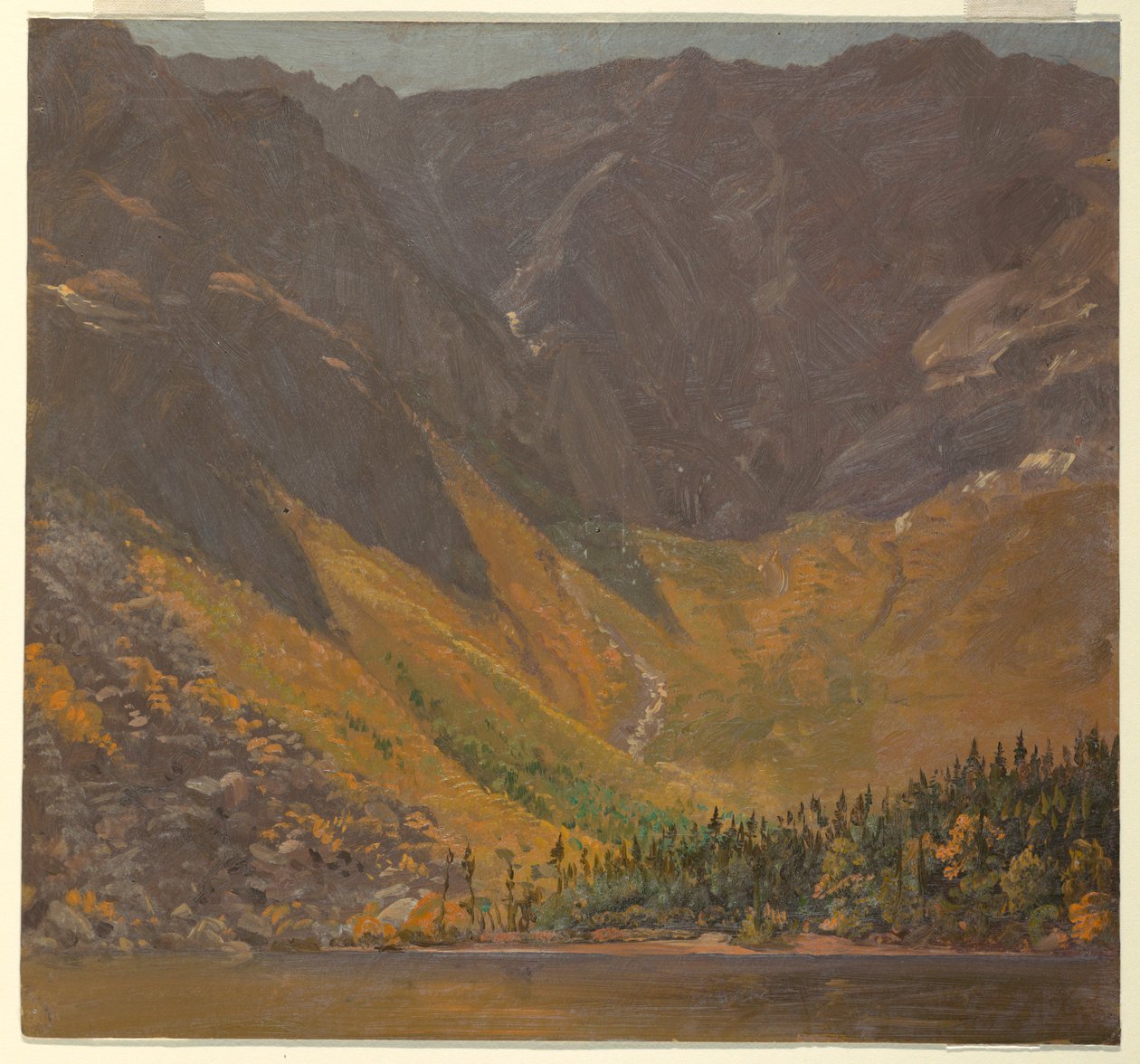 Piirros, Great Basin, Mount Katahdin, Maine, ennen vuotta 1878. tekijältä Frederic Edwin Church