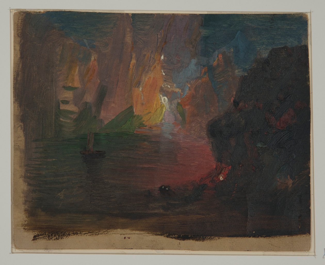 Piirros, Jäävuori fantasia, noin 1859 tekijältä Frederic Edwin Church