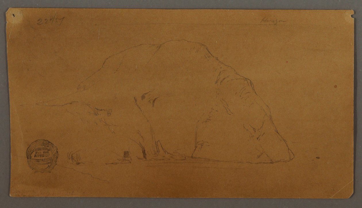 Piirros, jäävuori, Labrador, Newfoundland tai Nova Scotia, 1859. tekijältä Frederic Edwin Church