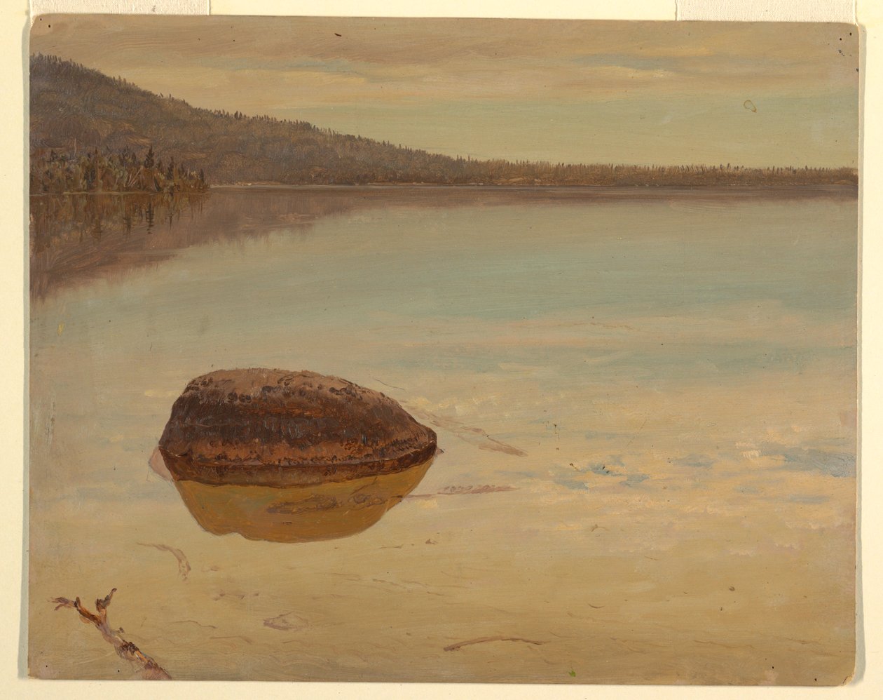 Piirros, Katahdinjärvi , 1870-80 tekijältä Frederic Edwin Church