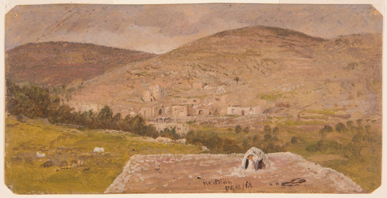 Piirustus, maisema, 1865 tekijältä Frederic Edwin Church