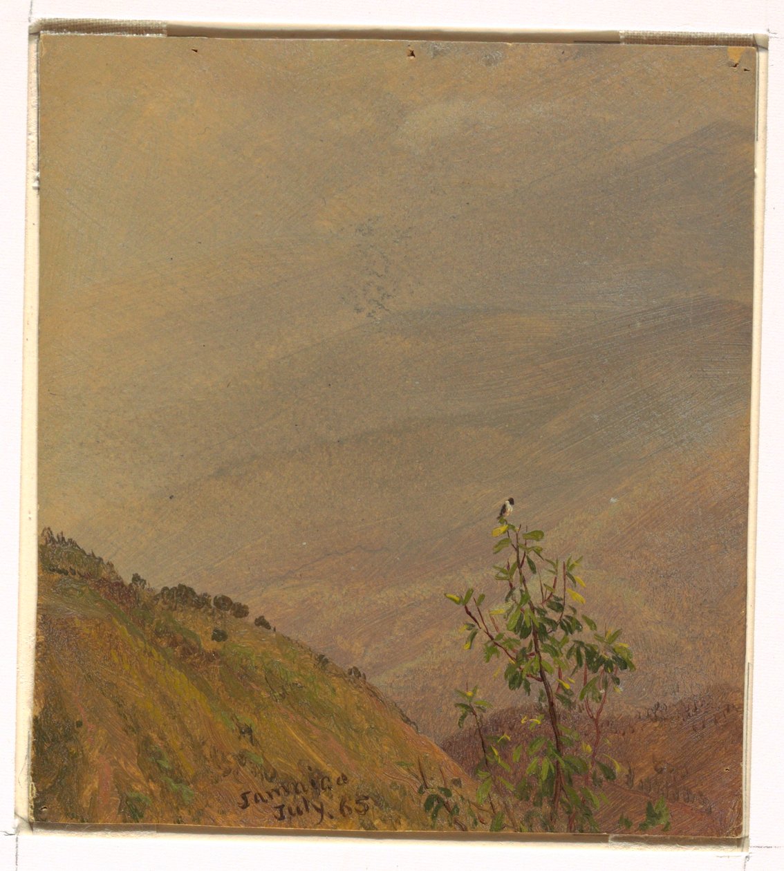 Piirros, maisema, heinäkuu 1865 tekijältä Frederic Edwin Church