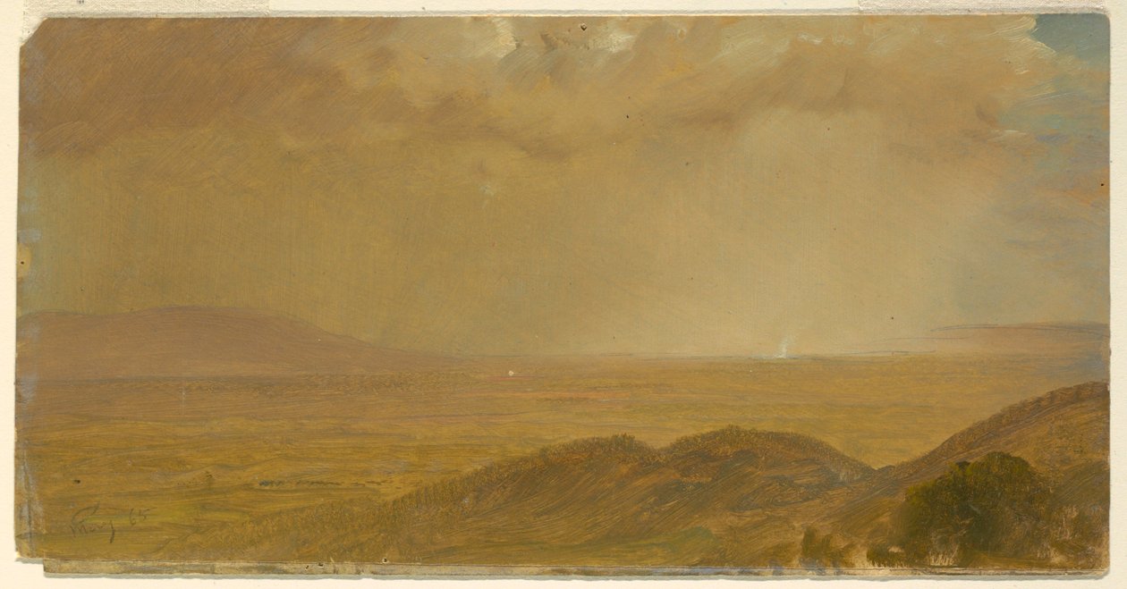Piirros, maisema, toukokuu 1865 tekijältä Frederic Edwin Church