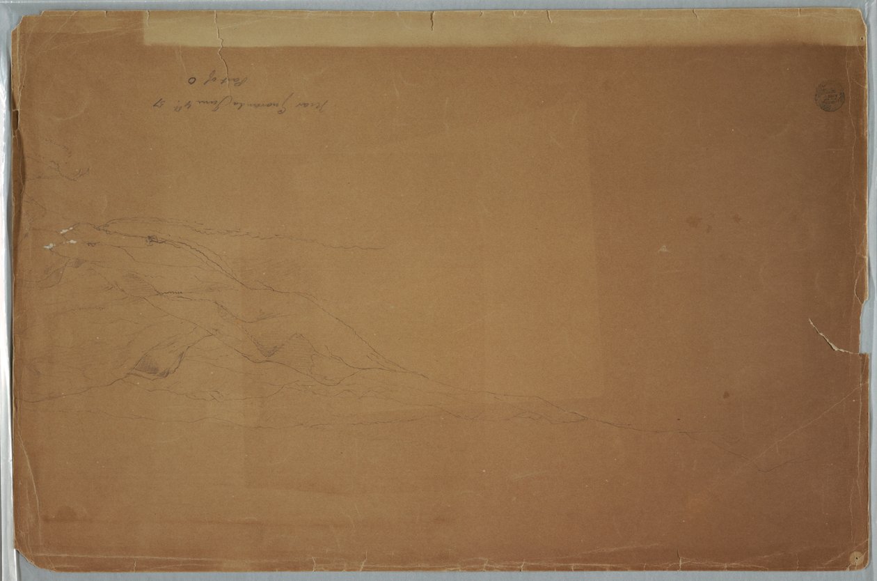 Piirros, Maisema Guarandan lähellä, Ecuador, 4. kesäkuuta 1857. tekijältä Frederic Edwin Church