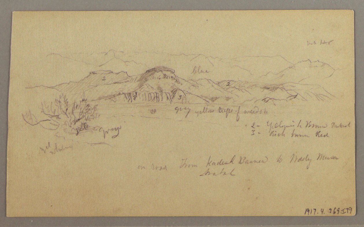 Piirros, Mountain Peaks, 22. helmikuuta 1868. tekijältä Frederic Edwin Church