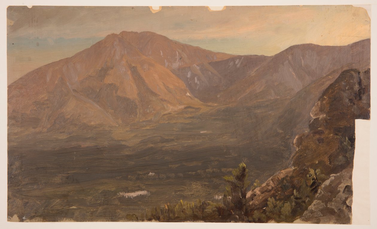 Piirros, Katahdin-vuori ja Turner, 1860-78. tekijältä Frederic Edwin Church