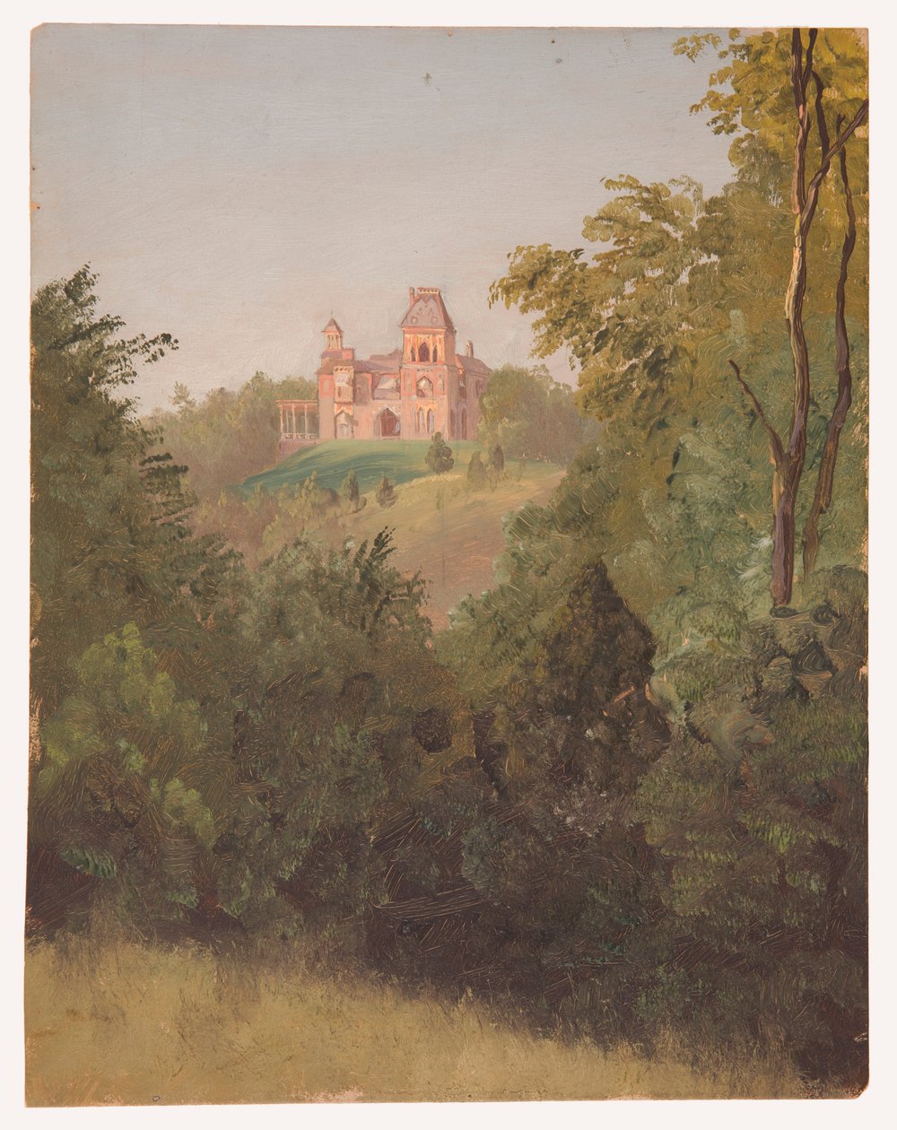 Piirros, Olana lounaasta, n. 1872. tekijältä Frederic Edwin Church