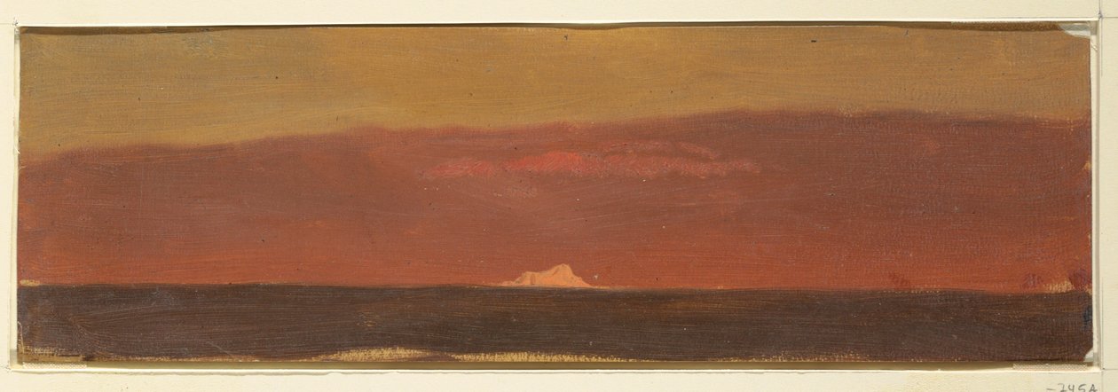 Piirros, Merimaisema ja jäävuori, 1859 tekijältä Frederic Edwin Church
