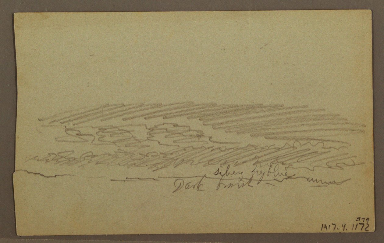 Piirros, Taivaan tutkimus, vuoristoharjanteet, sateenkaari, 1860-luku tekijältä Frederic Edwin Church