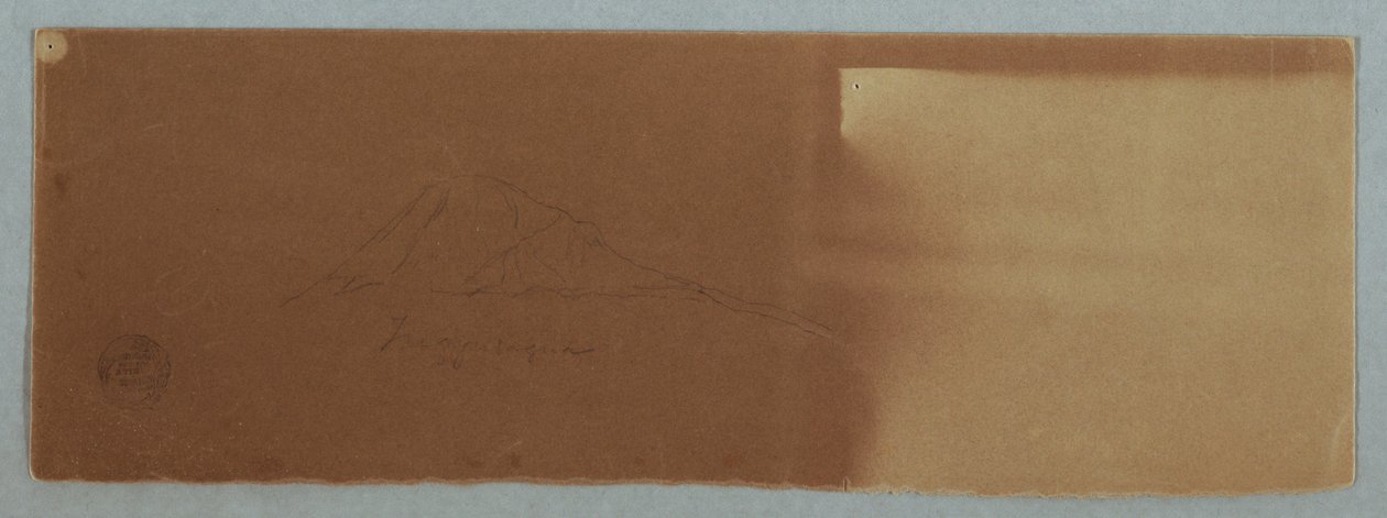 Piirros, Tungurahua-tulivuori, Ecuador, kesäkuu 1857. tekijältä Frederic Edwin Church