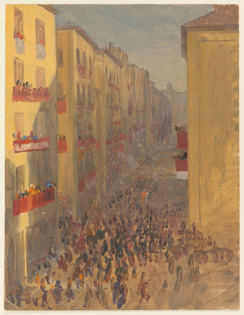 Piirros, Näkymä Beirutista (), 1869 tekijältä Frederic Edwin Church