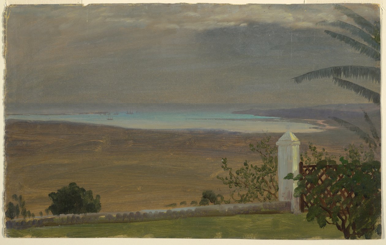 Piirros, Näkymä merelle, 1865 tekijältä Frederic Edwin Church